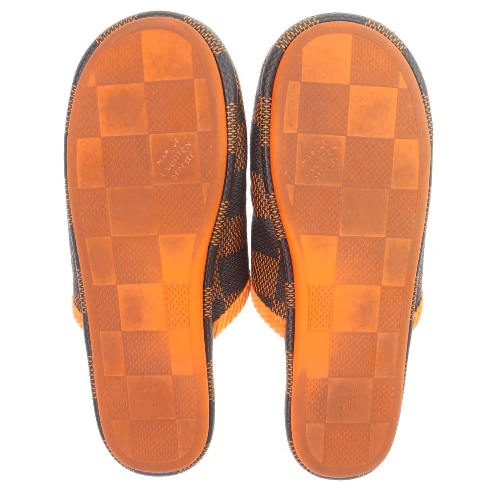 Louis Vuitton Palace Line Damier Mule Sandals Brown — view 5