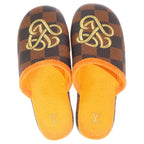 Louis Vuitton Palace Line Damier Mule Sandals Brown — view 4