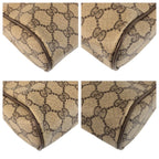 Gucci Vintage Sherry Line Beige GG Supreme Canvas Clutch — view 4