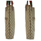 Gucci Vintage Sherry Line GG Supreme Canvas Tote Shoulder Bag — view 7