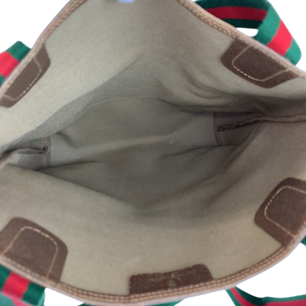 Gucci Vintage Sherry Line GG Supreme Canvas Tote Shoulder Bag — view 8