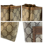 Gucci Vintage Sherry Line GG Supreme Canvas Tote Shoulder Bag — view 5