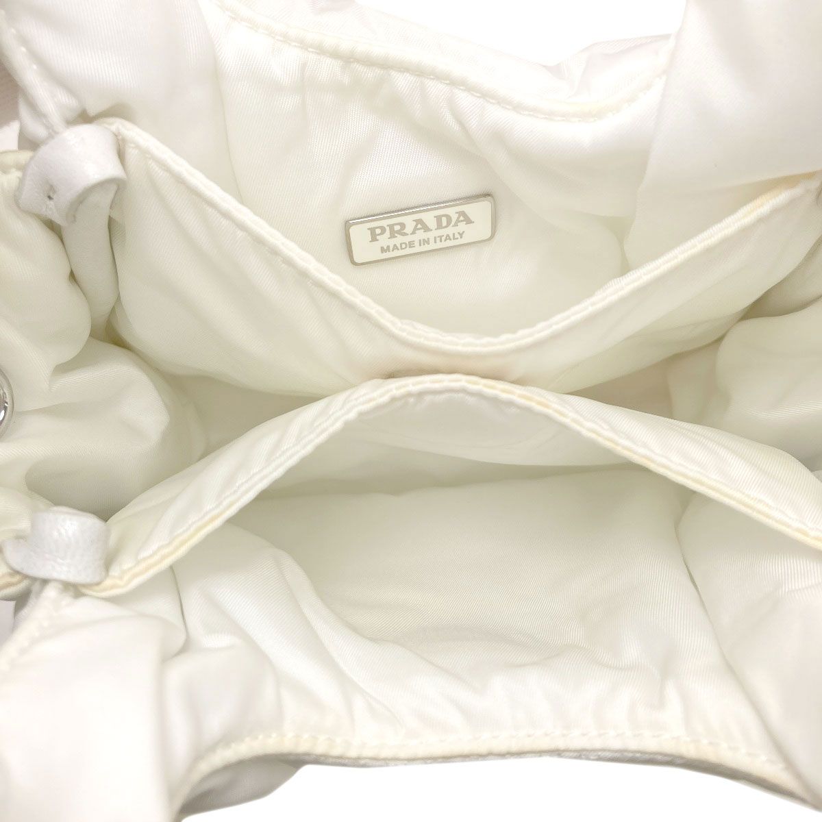 Prada Logo 2-Way Handbag Nylon — view 6