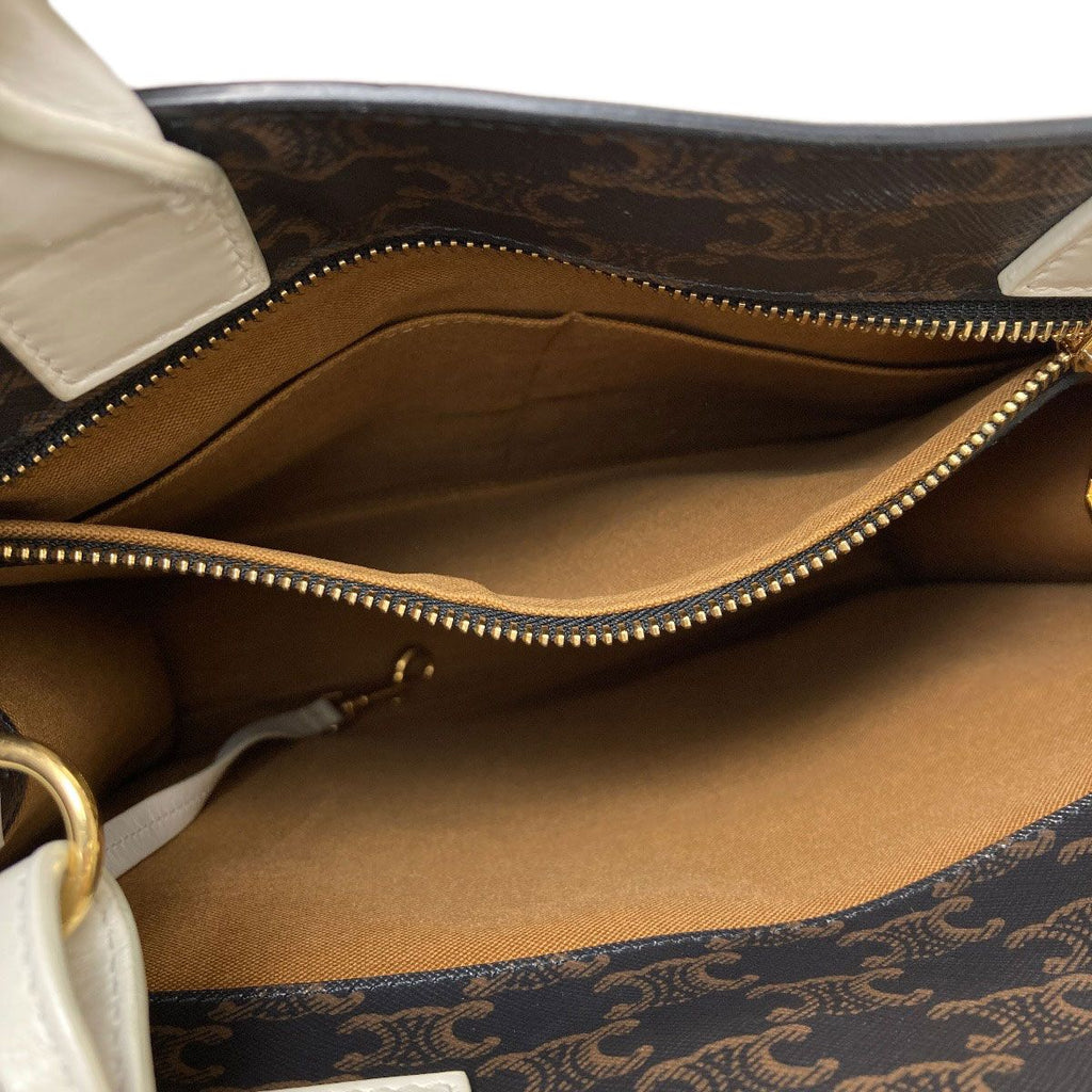 Celine Vertical Cover Triomphe 2-Way Handbag — view 6