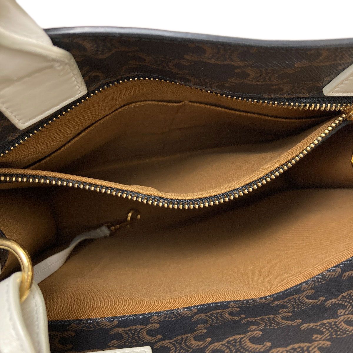 Celine Vertical Cover Triomphe 2-Way Handbag — view 6