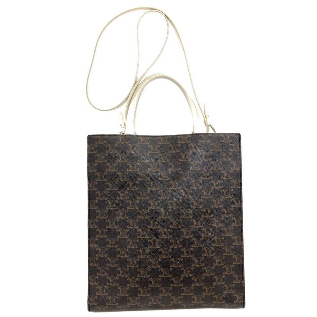 Celine Vertical Cover Triomphe 2-Way Handbag — view 2