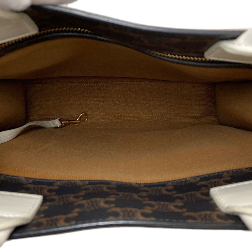 Celine Vertical Cover Triomphe 2-Way Handbag — view 5