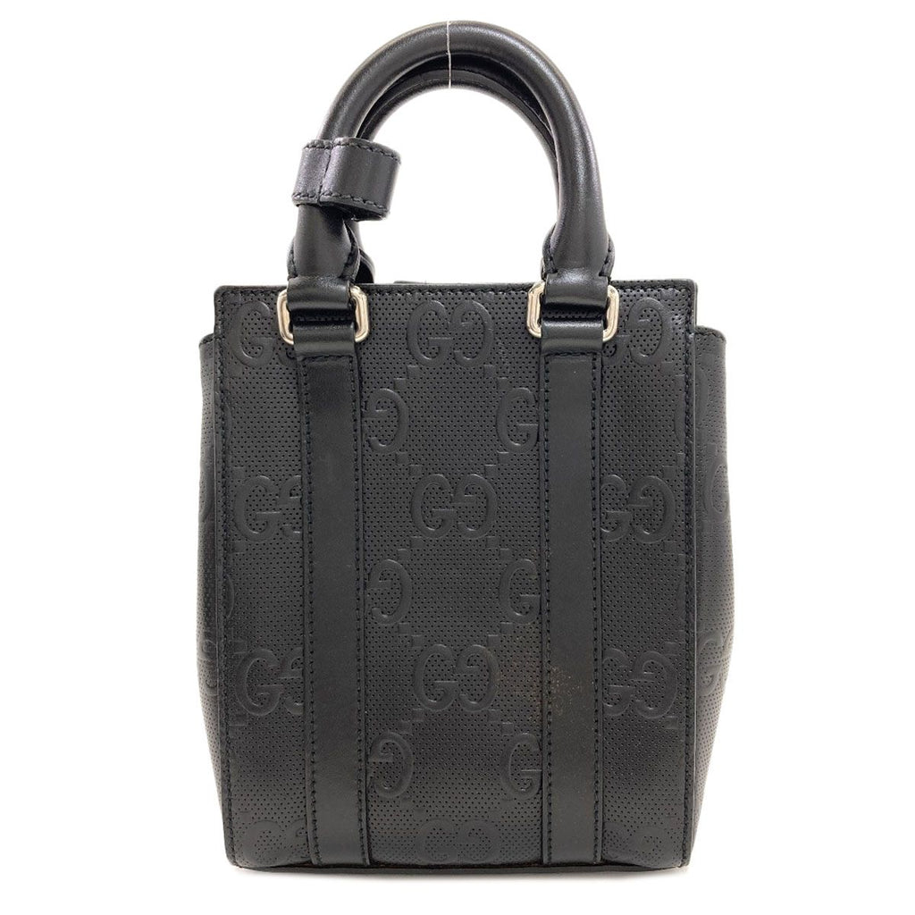 Gucci GG Embossed Mini 2-Way Handbag Calf — view 2