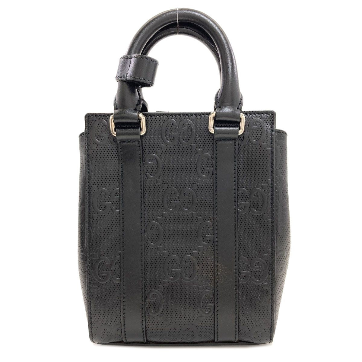 Gucci GG Embossed Mini 2-Way Handbag Calf — view 2