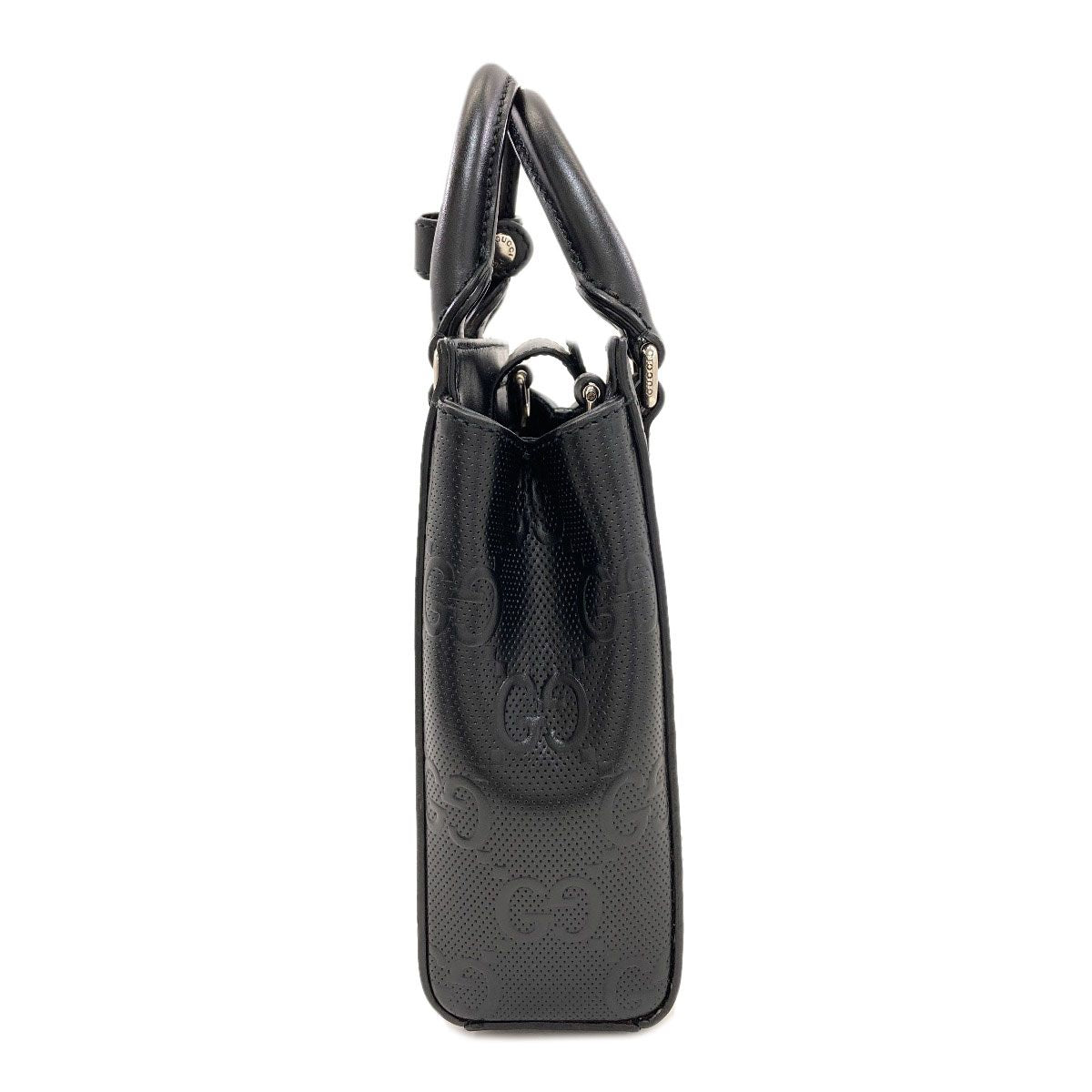 Gucci GG Embossed Mini 2-Way Handbag Calf — view 3