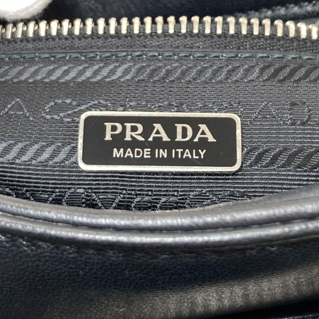 Prada Logo Handbag Lambskin — view 6