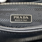 Prada Logo Handbag Lambskin — view 6