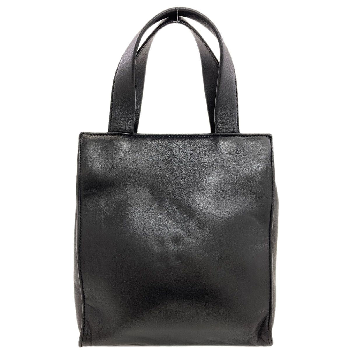 Prada Logo Handbag Lambskin — view 2