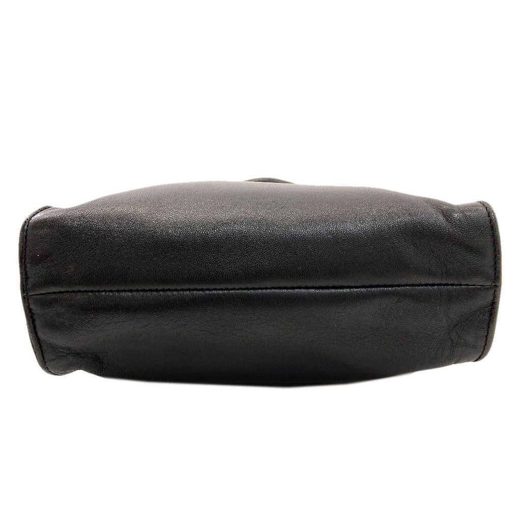 Prada Logo Handbag Lambskin — view 4