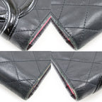 Chanel Cambon Line Bifold Calf Black Wallet — view 4