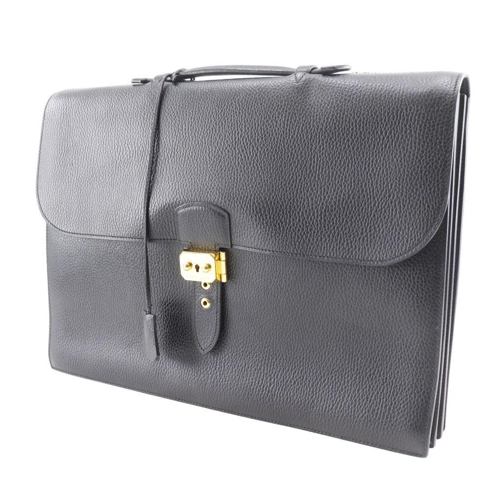 Hermes Sac a Depeche 41 Fjord Black B Business Bag — view 2