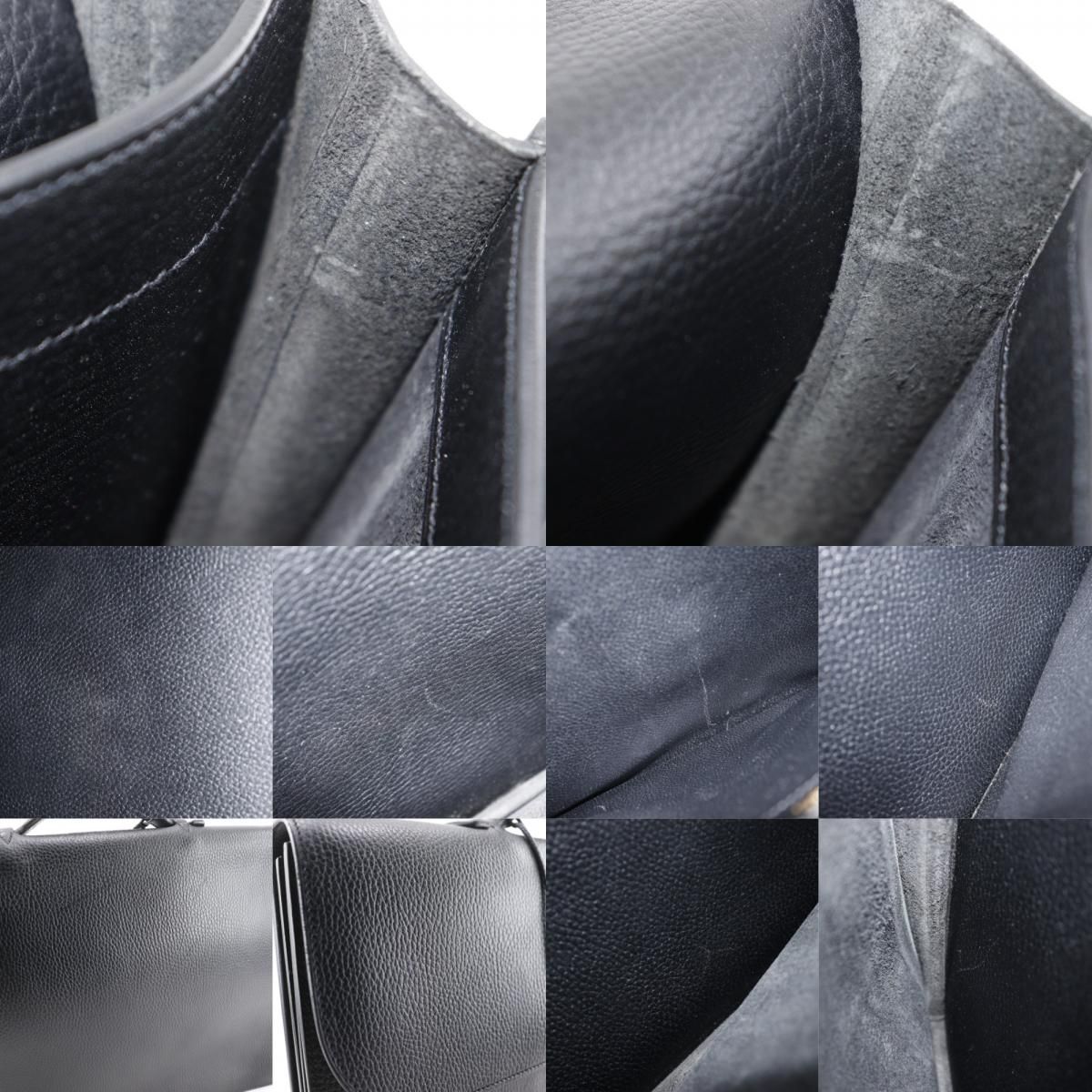 Hermes Sac a Depeche 41 Fjord Black B Business Bag — view 8