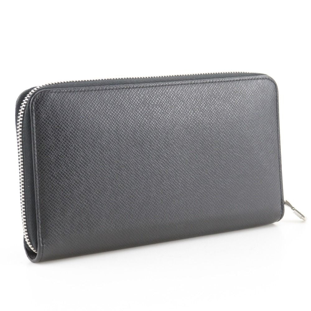 Louis Vuitton Zippy Organizer NM Taiga Noir Black Wallet — view 3