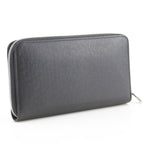 Louis Vuitton Zippy Organizer NM Taiga Noir Black Wallet — view 3