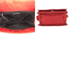 Prada Tessuto Red Silver Nylon Shoulder Bag Pochette — view 9