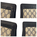 Gucci Vintage Sherry Line Gray GG Supreme Canvas 422 39 012 Clutch — view 5