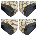Gucci Vintage Sherry Line Gray GG Supreme Canvas 422 39 012 Clutch — view 4