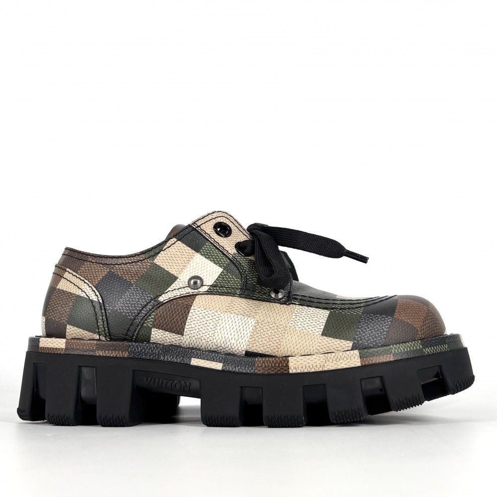 Louis Vuitton Loafers LV Checker Damoflage Shoes LV Combat Boot 6 Sizes — view 2