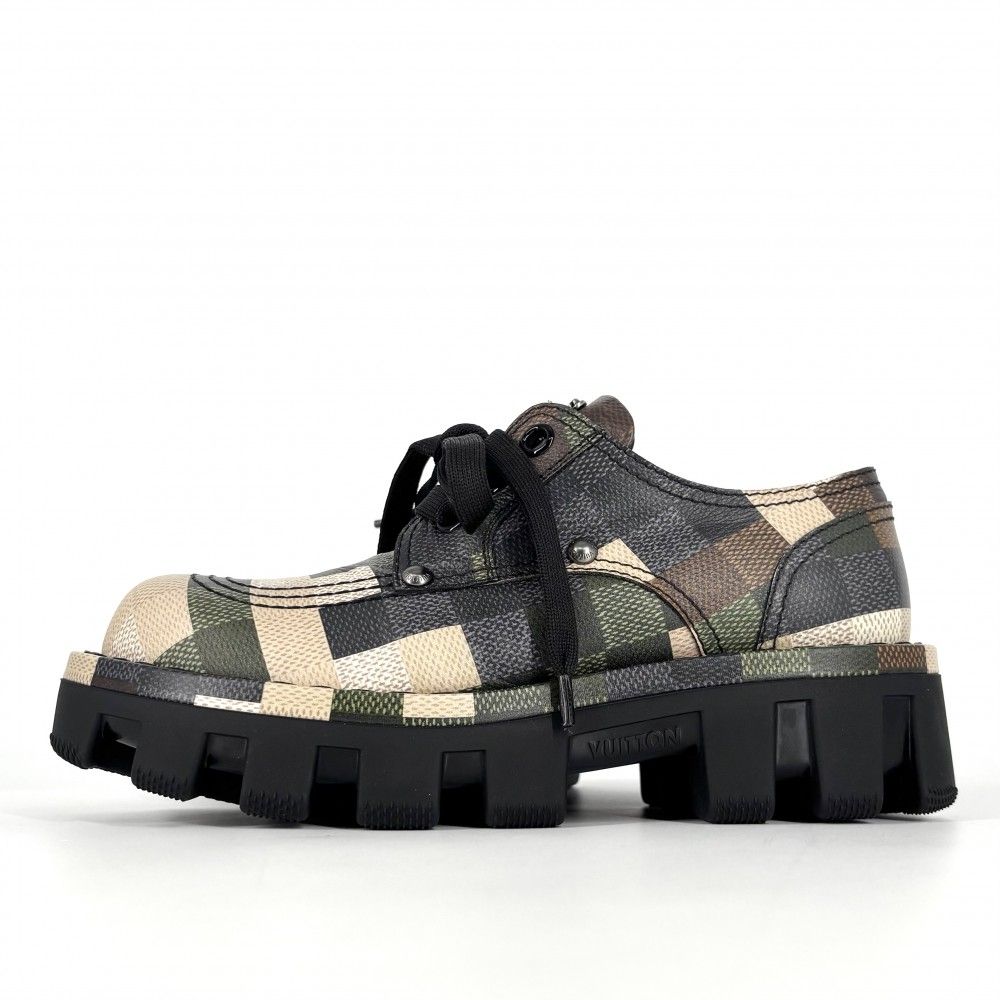 Louis Vuitton Loafers LV Checker Damoflage Shoes LV Combat Boot 6 Sizes — view 4