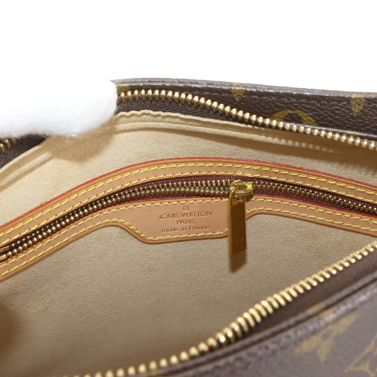 Louis Vuitton Monogram Looping MM Shoulder Bag Brown — view 7