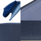 Louis Vuitton Zippy Wallet Vertical Taiga Ocean Navy — view 9