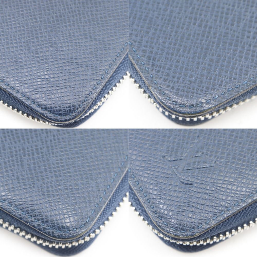 Louis Vuitton Zippy Wallet Vertical Taiga Ocean Navy — view 5