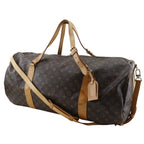 Louis Vuitton Sac Polochon Monogram Canvas Brown Boston Bag — view 2