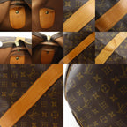 Louis Vuitton Sac Polochon Monogram Canvas Brown Boston Bag — view 8