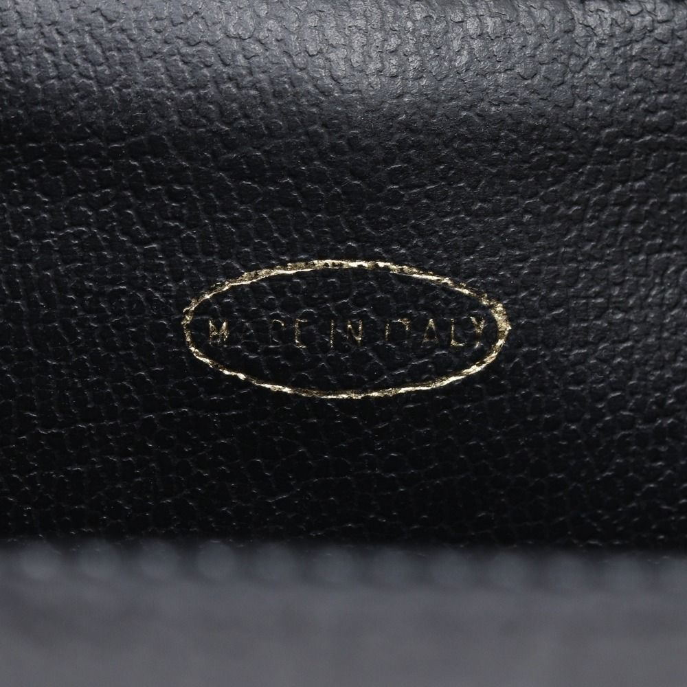 Chanel CC Logo Chain Backpack Caviar Leather Black — view 6