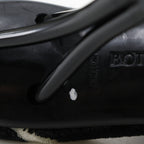 Bottega Veneta Pose Zebra Pattern Faux Fur Rubber Black White Mules — view 7