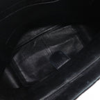 Chanel Chain Chocolate Bar CC Logo Jersey Black Tote — view 6