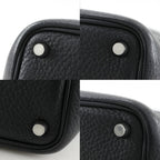 Hermes Picotin PM Taurillon Clemence Black Silver Handbag — view 8