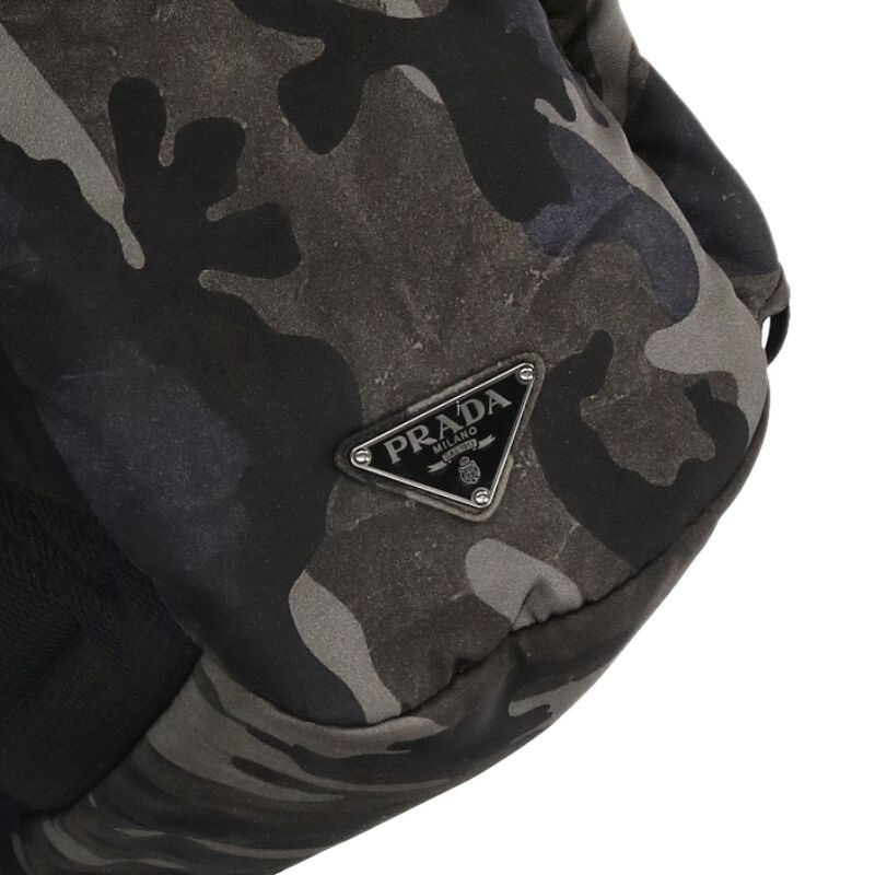 Prada Line Group Nylon Backpack — view 6