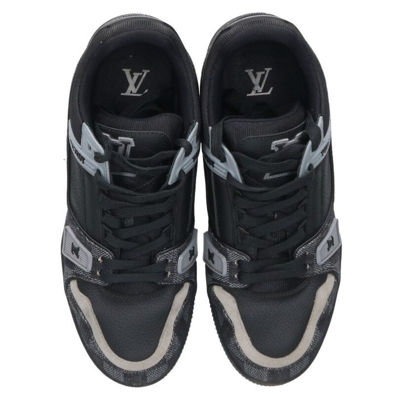 Louis Vuitton LV Trainer Line Damier Denim Sneakers 6 — view 4