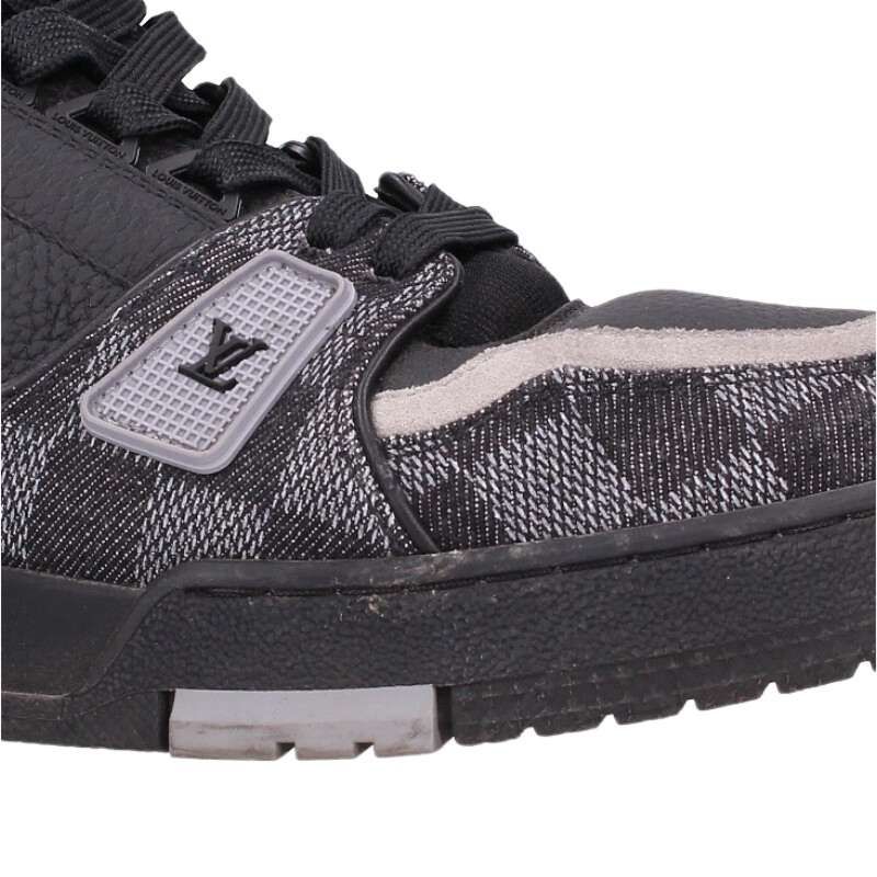 Louis Vuitton LV Trainer Line Damier Denim Sneakers 6 — view 5