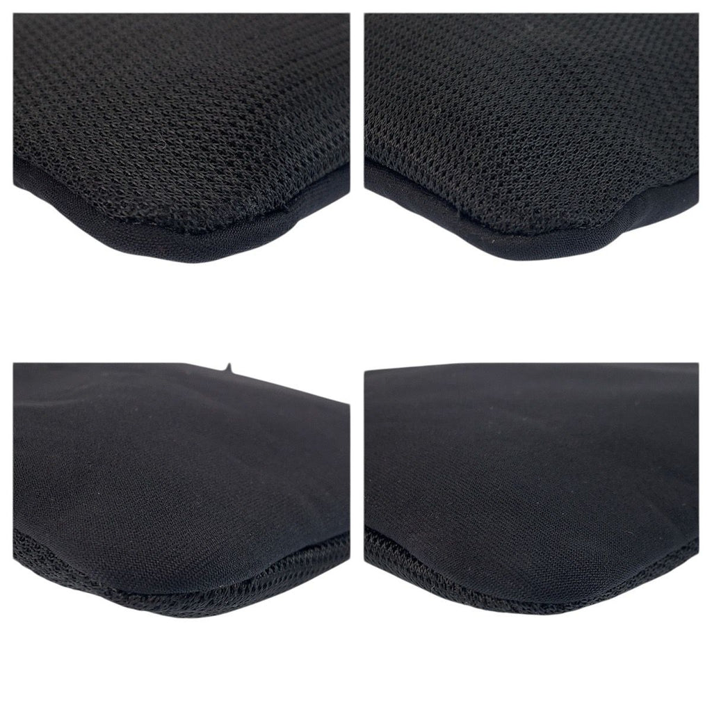Prada Sports Black Neoprene Mesh Shoulder Bag Pochette — view 4