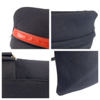 Prada Sports Black Neoprene Mesh Shoulder Bag Pochette — view 5