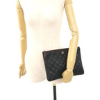 Chanel Caviar Quilted Clutch — view 9