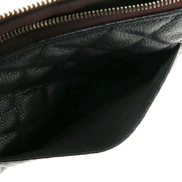 Chanel Caviar Quilted Clutch — view 8