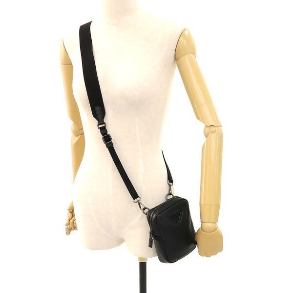 Prada Logo Mini Messenger Bag — view 9