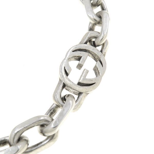Gucci Interlocking Bracelet Silver — view 3