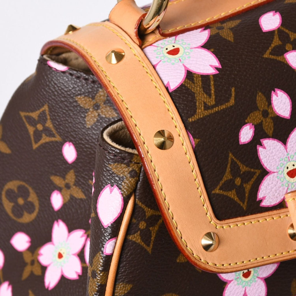 Louis Vuitton Sac Retro PM Handbag Monogram Cherry Blossom Takashi Murakami — view 5