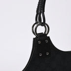 Gucci Handbag GG Canvas Leather Black Gold — view 4