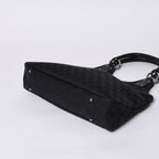 Gucci Handbag GG Canvas Leather Black Gold — view 8