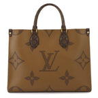 Louis Vuitton Giant Monogram On The Go MM 2-Way Tote Shoulder Bag — view 3